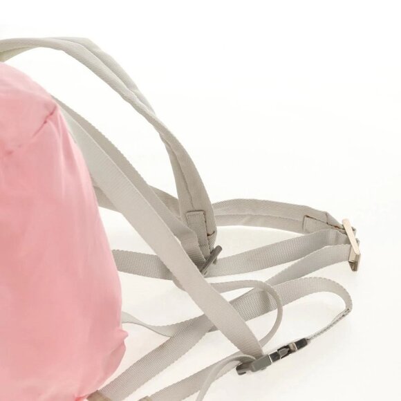 PRADA Backpack Nylon Pink Silver Auth yk19623V main image 8